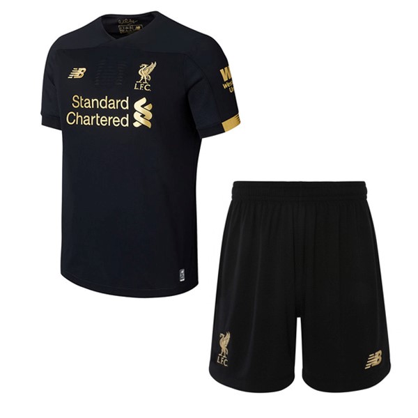 Trikot Liverpool Heim Torwart Kinder 2019-20 Schwarz